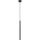 Lámpara colgante con cable PASTELO 1xG9/8W/230V marrón