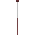 Lámpara colgante con cable PASTELO 1xG9/8W/230V roja