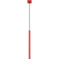 Lámpara colgante con cable PASTELO 1xG9/8W/230V roja