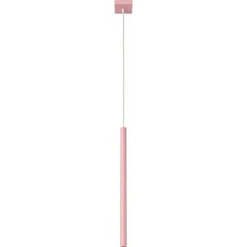 Lámpara colgante con cable PASTELO 1xG9/8W/230V rosa
