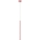 Lámpara colgante con cable PASTELO 1xG9/8W/230V rosa