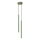 Lámpara colgante con cable PASTELO 2xG9/8W/230V verde