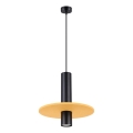 Lámpara colgante con cable PELTA 1xGU10/10W/230V negro/amarillo