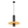 Lámpara colgante con cable PELTA 1xGU10/10W/230V negro/amarillo