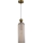 Lámpara colgante con cable PIEGA 1xE14/40W/230V latón/beige ahumado
