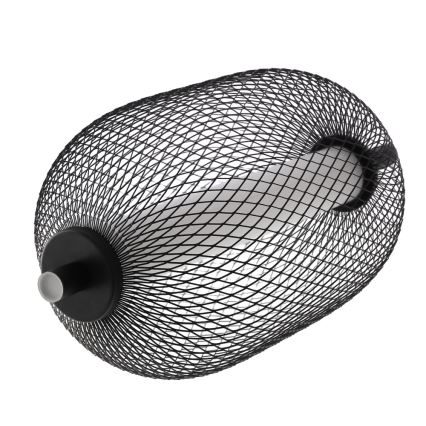 Lámpara colgante con cable PUMA LED/10W/230V, diámetro 15 cm, negra