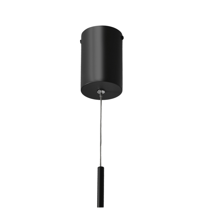 Lámpara colgante con cable PUMA LED/10W/230V, diámetro 15 cm, negra