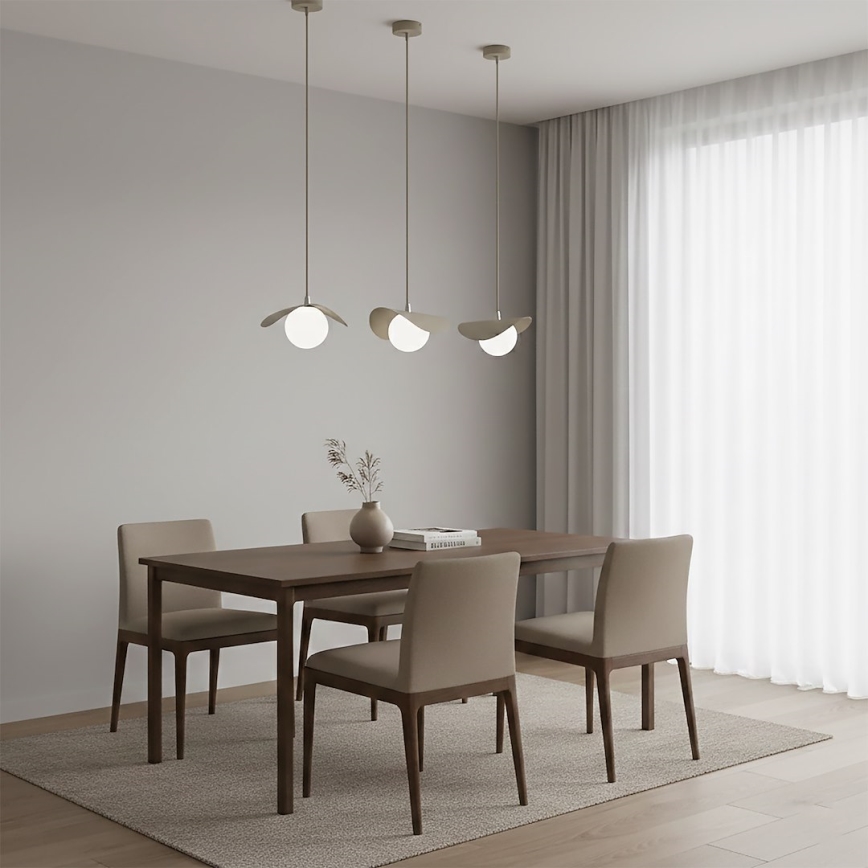 Lámpara colgante con cable RITUAL 1xG9/8W/230V beige