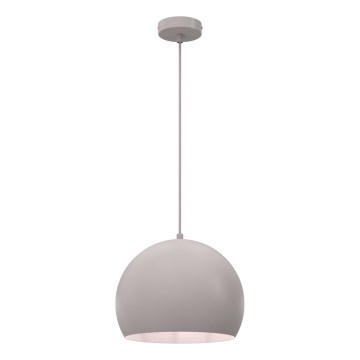 Lámpara colgante con cable SOOL 1xE27/15W/230V Ø 27 cm crema