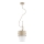 Lámpara colgante con cable TRI-STAR 1xE27/15W/230V beige