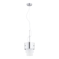 Lámpara colgante con cable TRI-STAR 1xE27/15W/230V cromo brillante