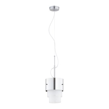 Lámpara colgante con cable TRI-STAR 1xE27/15W/230V cromo brillante