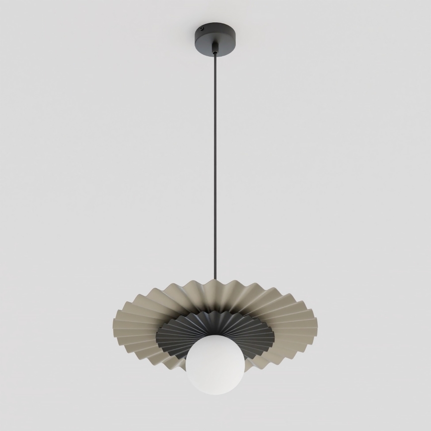 Lámpara colgante con cable UMBRA 1xG9/8W/230V negra/beige