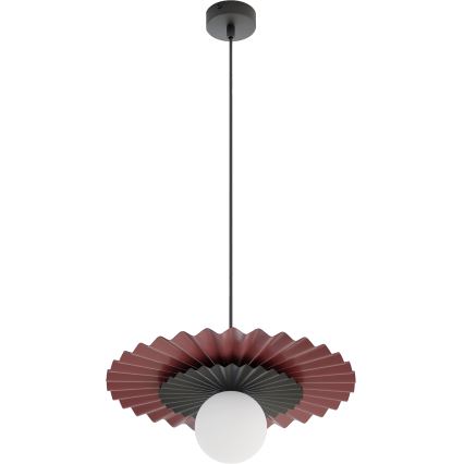 Lámpara colgante con cable UMBRA 1xG9/8W/230V negra/roja