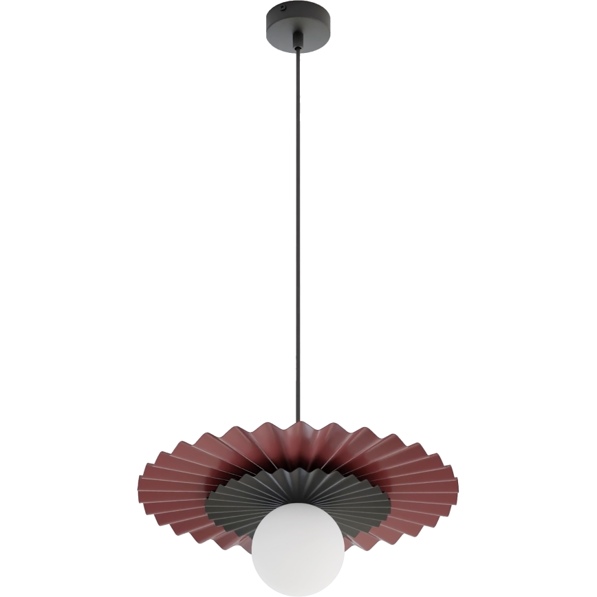 Lámpara colgante con cable UMBRA 1xG9/8W/230V negra/roja