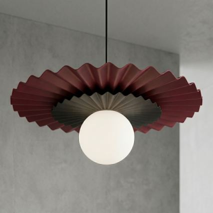 Lámpara colgante con cable UMBRA 1xG9/8W/230V negra/roja