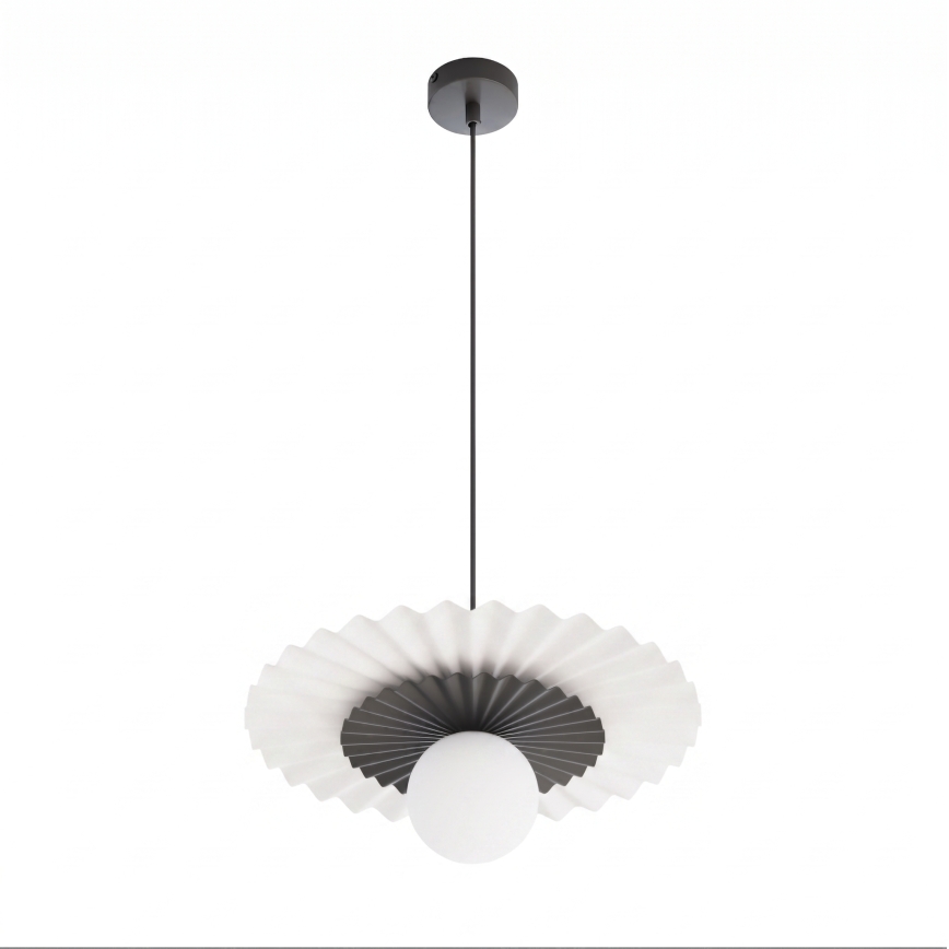 Lámpara colgante con cable UMBRA 1xG9/8W/230V negro/blanco
