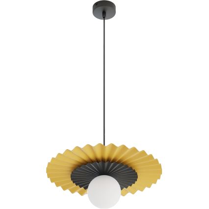 Lámpara colgante con cable UMBRA 1xG9/8W/230V negro/naranja