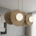 Lámpara colgante con cable UMBRA 4xG9/8W/230V beige