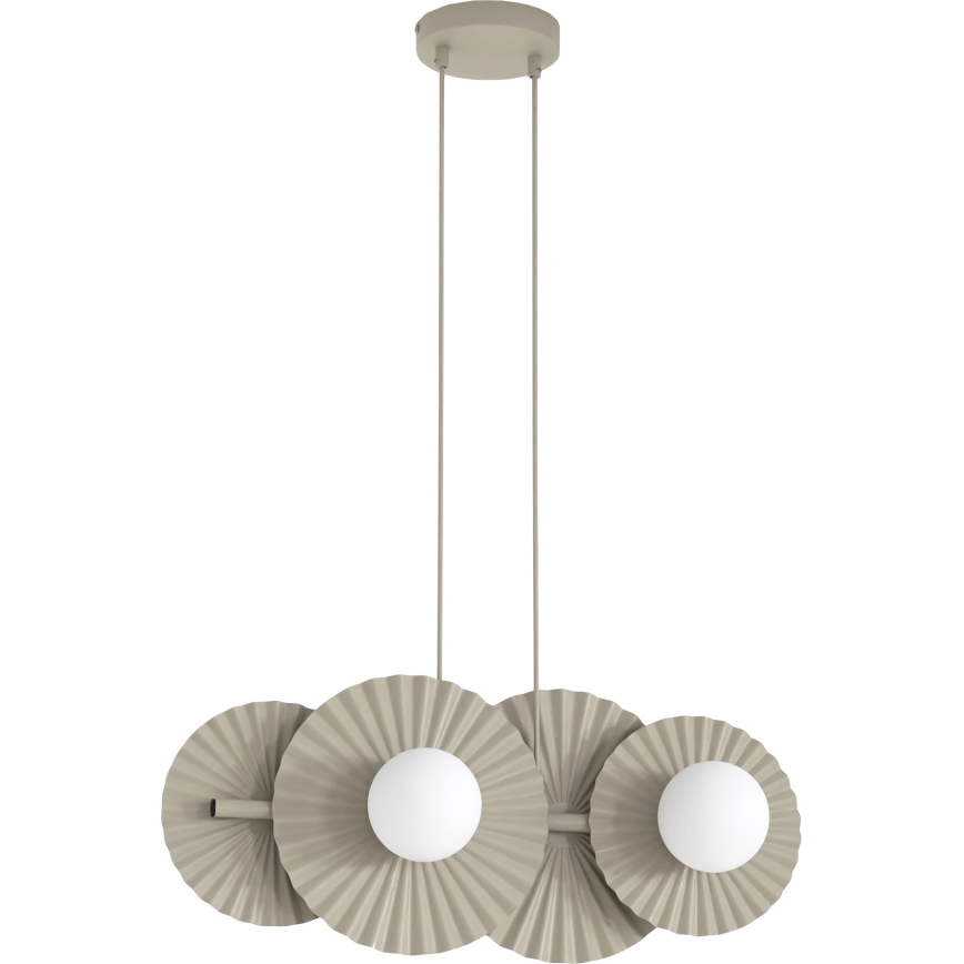 Lámpara colgante con cable UMBRA 4xG9/8W/230V beige