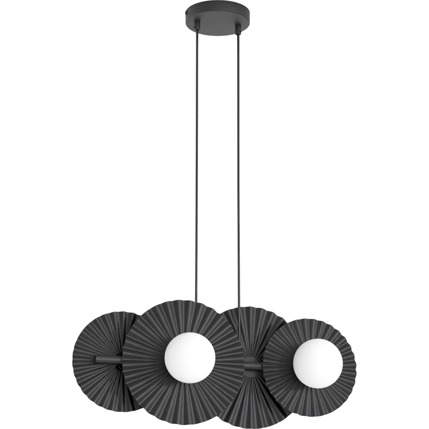 Lámpara colgante con cable UMBRA 4xG9/8W/230V negra