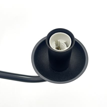 Lámpara colgante con cadena ANTON, 3xE14/15W/230V, negra