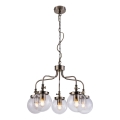 Lámpara colgante con cadena BALLET 5xE27/40W/230V cromo mate