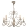 Lámpara colgante con cadena MAURO 5xE14/15W/230V beige