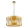 Lámpara colgante con cadena RITZ 12xE14/40W/230V diá. 54 cm dorado