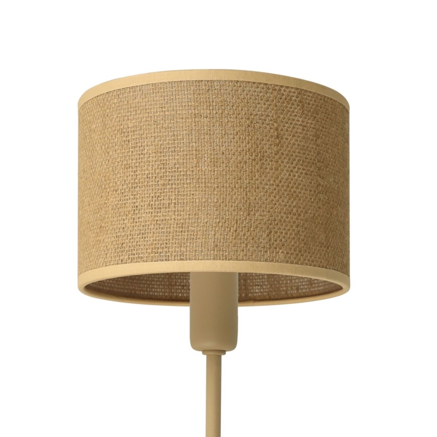 Lámpara colgante con varilla MADELA 5xE14/40W/230V yute/beige