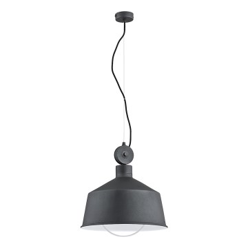 Lámpara colgante CORA 1xE27/15W/230V gris