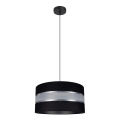 Lámpara colgante CORAL 1xE27/60W/230V negro