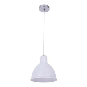 Lámpara colgante CREATE 1xE27/11W/230V blanco
