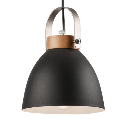 Lámpara colgante con cable DANIELLE 2xE27/60W/230V haya