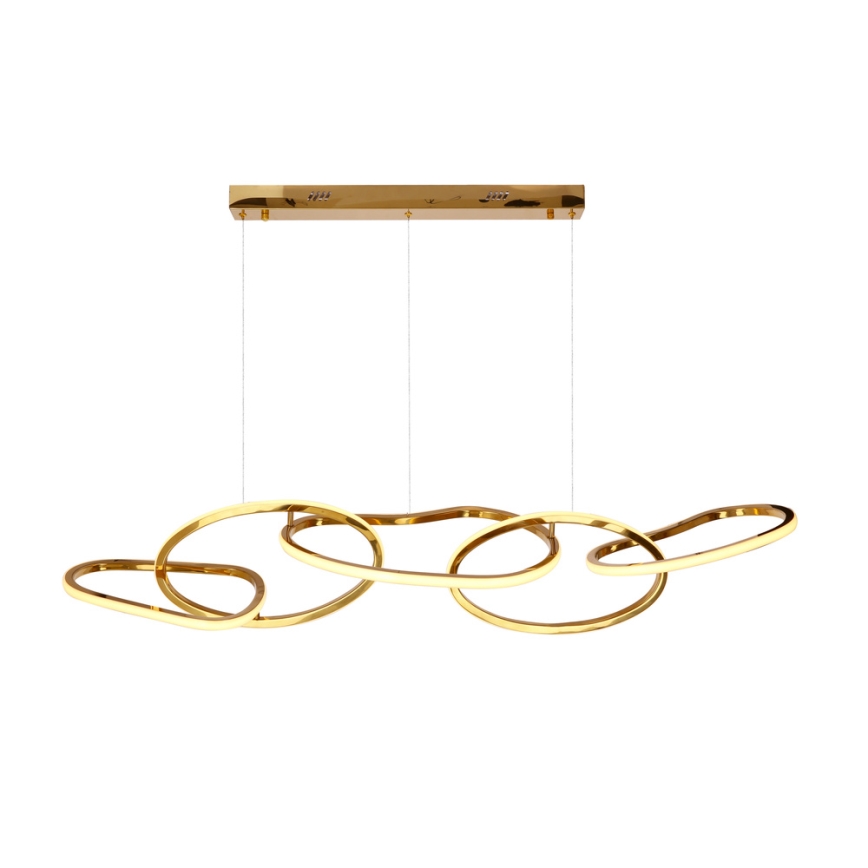 Lámpara colgante de cable ANNELI LED/45W/230V 125 cm, dorada