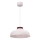 Lámpara colgante de cable BASCA 1xE27/15W/230V crema/burdeos