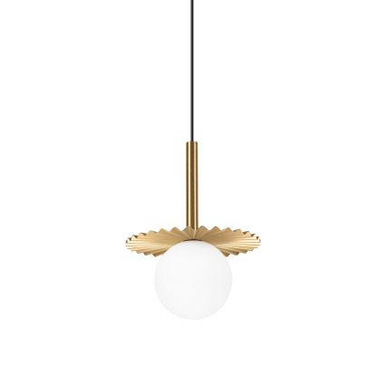 Lámpara colgante de cable CHITA 1xG9/5W/230V dorada
