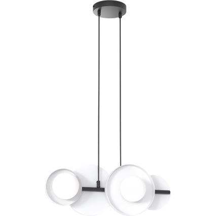 Lámpara colgante de cable MODELO 4xG9/8W/230V blanca