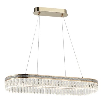 Lámpara colgante de cristal LED regulable THALIA LED/50W/230V 3000-6000K + mando a distancia