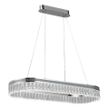 Lámpara colgante de cristal LED regulable THALIA LED/50W/230V 3000-6000K + mando a distancia