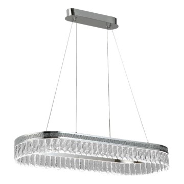 Lámpara colgante de cristal LED regulable THALIA LED/50W/230V 3000-6000K + mando a distancia