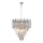 Lámpara colgante de cristal MADISON 9xE14/40W/230V cromo brillante