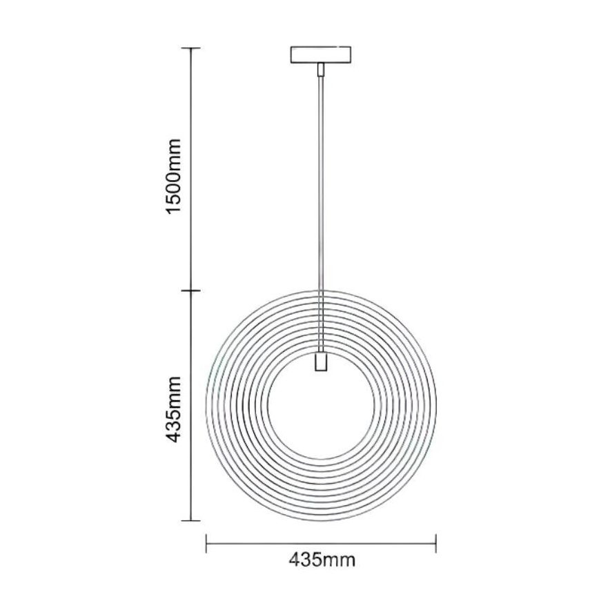 Lámpara colgante de madera con cable 1xE27/60W/230V Ø 43,5 cm madera maciza/chapa/madera de caucho (Hevea)