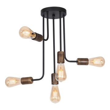 Lámpara colgante de varilla 5xE27/15W/230V