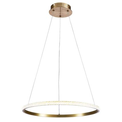Lámpara colgante en cable DIANA LED/25W/230V 4000K Ø 50 cm dorada