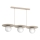 Lámpara colgante FLAT con cable 3xE27/15W/230V beige