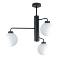 Lámpara colgante FLEX 3xE27/60W/230V negro/blanco
