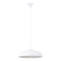 Lámpara colgante GINA 1xE27/15W/230V diá. 38 cm blanco