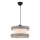 Lámpara colgante HALO con cable 1xE27/60W/230V crema/gris