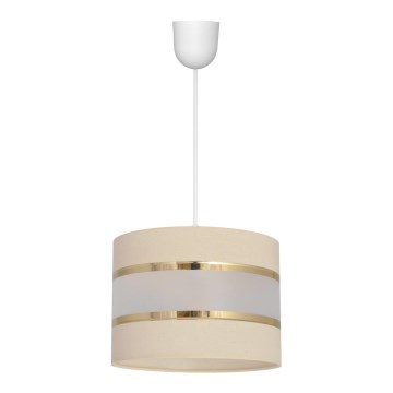 Lámpara colgante HELEN 1xE27/15W/230V crema